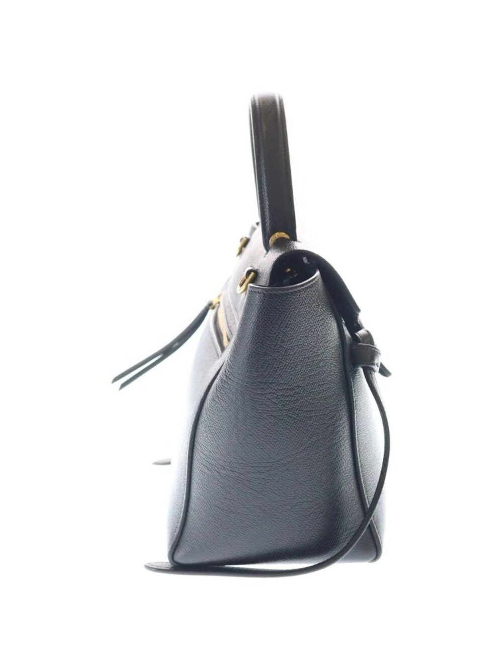 Celine Belt Bag Micro 2-Way Black Leather Gold - Picture 3 of 9